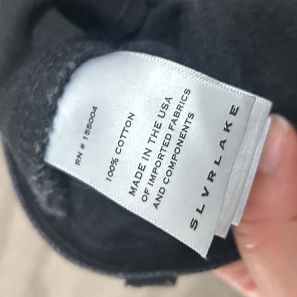 NWOT US 26 -- SLVRLAKE London Wide leg jeans BESTSELLING - Picture 4 of 6